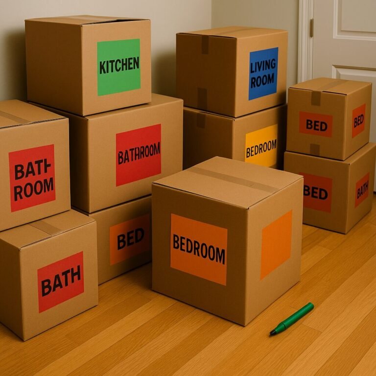 How to Use Color Coding to Keep Your Move Organized?