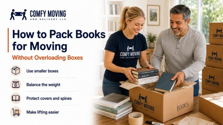 How to Pack Books for Moving Without Overloading Boxes
