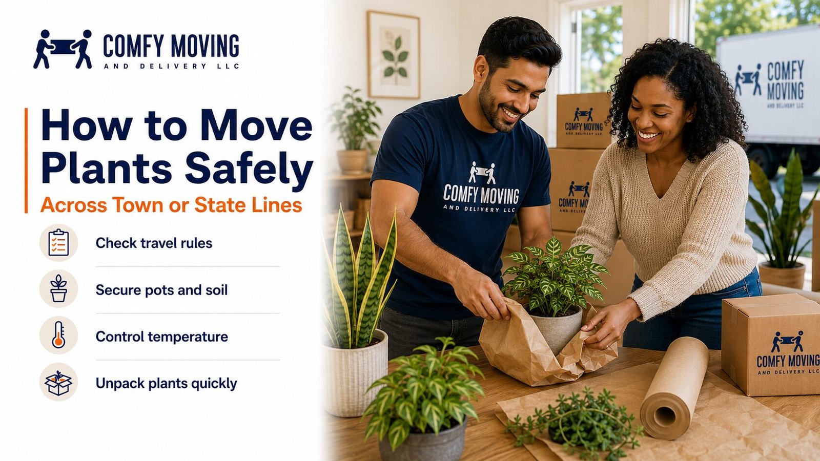 How to Move Plants Safely Across Town or State Lines