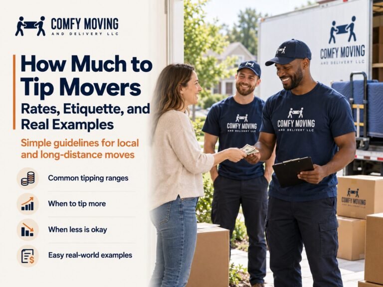 How Much to Tip Movers: Rates, Etiquette, and Real Examples